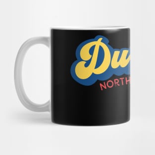 Durham North Carolina Flag Colors Mug